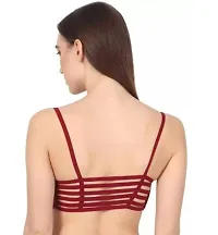 Fancy Cotton Blend Bralette Padded Bras For Women Single Pack-thumb1