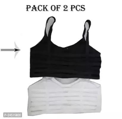 Fancy Cotton Sports Padded Bras For Women Pack Of 2