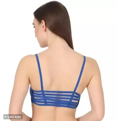 Fancy Cotton Blend Tube Bra Padded Bras For Women Single Pack-thumb2