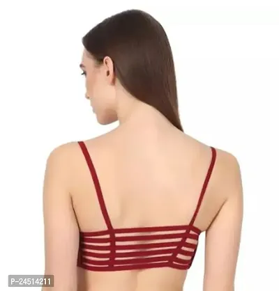 Fancy Cotton Blend Tube Bra Padded Bras For Women Single Pack-thumb2