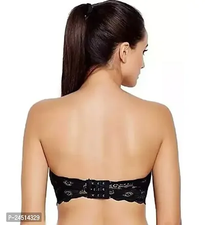 Fancy Net Tube Bra Padded Bras For Women Pack Of 3-thumb2