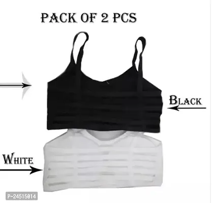 Fancy Cotton Sports Padded Bras For Women Pack Of 2-thumb0