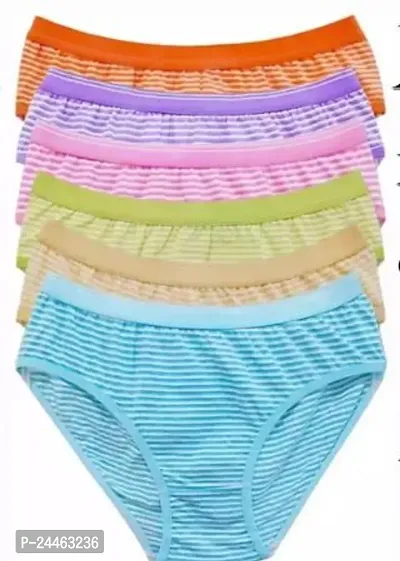 Comfortable Cotton Basic Brief For Women Combo Pack Of 6-thumb0