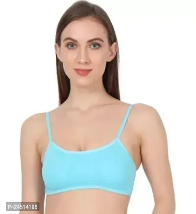 Fancy Cotton Blend Tube Bra Padded Bras For Women Single Pack