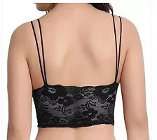 Fancy Net Bralette Lightly Padded Bras For Women Pack Of 2-thumb1