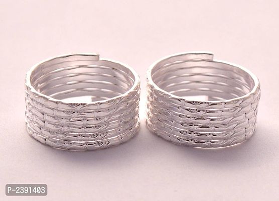 Silver Plated Toe Ring-thumb0