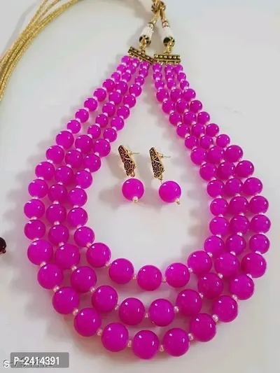 Purple Pearl Jewllery Sets