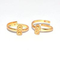 Golden Gold Plated Toe Ring-thumb1