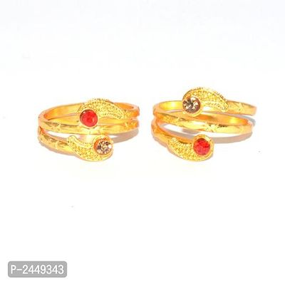 Golden Gold Plated Toe Ring