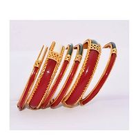 Red Brass Bangles-thumb1