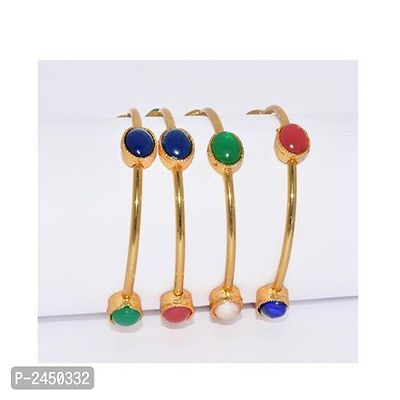 Multicoloured Brass Bangles