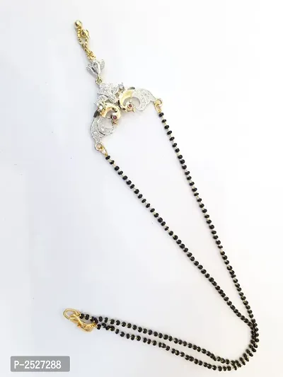 Brass Party Wear Crystal  Mangalsutra-thumb2