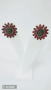 Trendy Designer Alloy Stud Earrings-thumb2