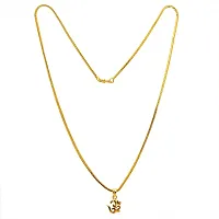 Allure Brass Artificial Stone Crystal Chain With Pendant Set For Women And Girls-thumb2