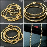 Alluring Gold Plated Alloy Antique Chains For Women And Girls- Pack Of 4-thumb2