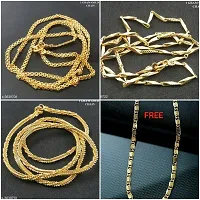 Alluring Gold Plated Alloy Antique Chains For Women And Girls- Pack Of 4-thumb4