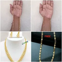 Alluring Gold Plated Alloy Antique Chains For Women And Girls- Pack Of 4-thumb4