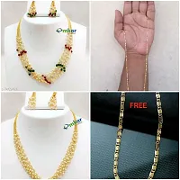 Alluring Gold Plated Alloy Antique Chains For Women And Girls- Pack Of 4-thumb1