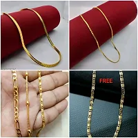 Alluring Gold Plated Alloy Antique Chains For Women And Girls- Pack Of 4-thumb2