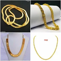 Alluring Gold Plated Alloy Antique Chains For Women And Girls- Pack Of 4-thumb2