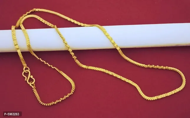 Gold-Plated Chain For Women  Girls (Pack Of 1)