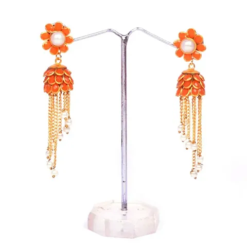 Trendy And Fashionable Party Wear Earrings