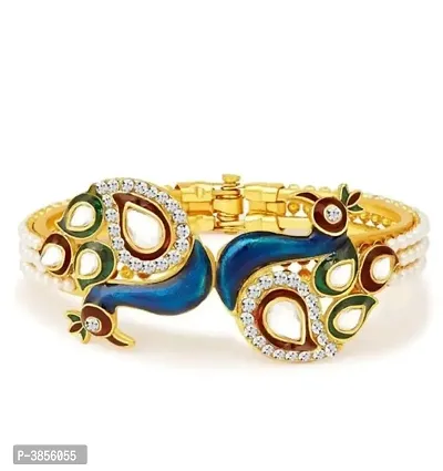 Trending And Beautiful Gold Plated Bangle-thumb0
