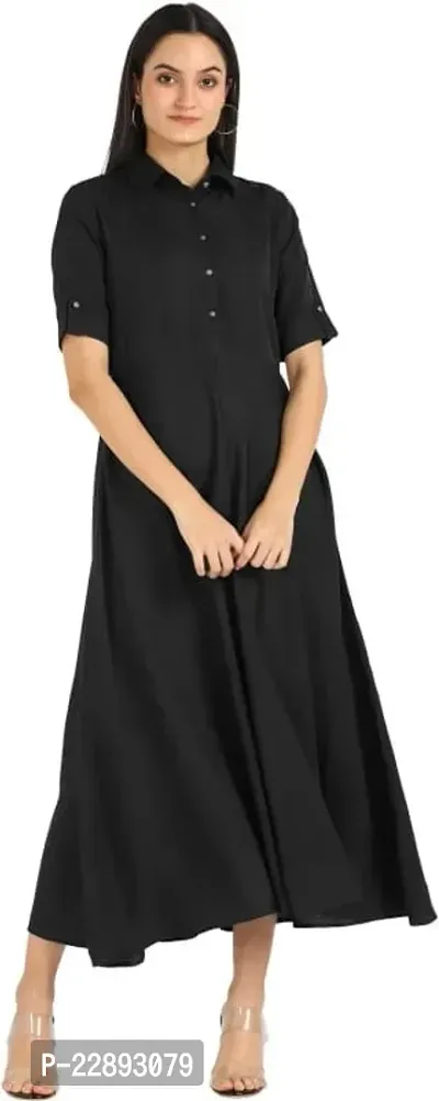 Stylish Black Crepe Dresses For Women