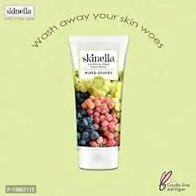 Skinella Sulphate Free Face Wash Mixed Grapes for Cleansing Brightening  Refreshing 100ml-thumb2