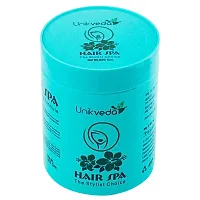 Unikveda Repair Hair Spa With Hibiscus n Heena Extracts For Restoring Shine n Smoothness To Dry, Damaged n Frizzy Hair For Men n Women, 800 Grams-thumb3