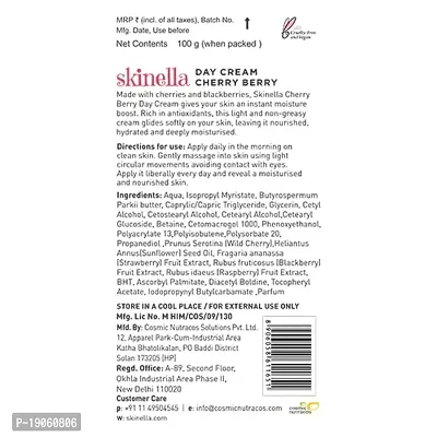 Skinella Day Cream, Cherry Berry instant booster 100gm-thumb2