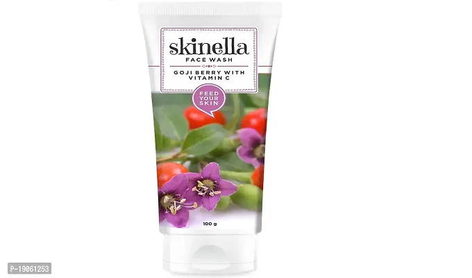 Skinella Goji Berry  Vitamin C Face Wash for Dirt-Free, Clear  Bright Skin 100 g (Pack of 1)