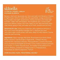 Skinella Vitamin C Night Cream Orange Lemon Normal, Oily, Acne-Prone, Combination Skin | Overnight Repair | 100% Vegan | Paraben Free | 50gm-thumb4