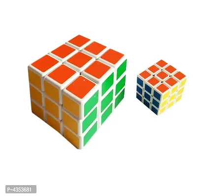 Rubic Color Cube Combo Of ( 5cm X 5cm) & (3cm X 3cm)-thumb0