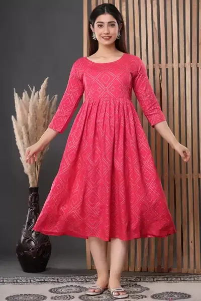 Stylish Fancy Viscose Rayon Anarkali Kurta For Women