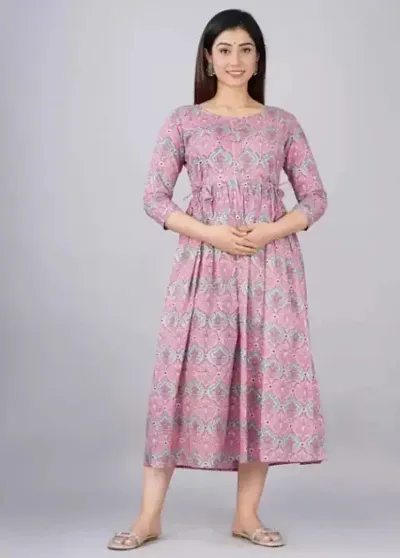 Trendy Rayon Stitched A-Line Kurta For Women