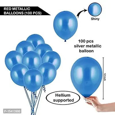 Party Midlinkerz Party Balloons Metallic HD for Birthday / Anniversary / Baby Shower Pack of 100-thumb2