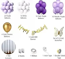 Net Happy Birthday Decoration Items Kit Combo - 83 Pcs For Birthday Decor-thumb1