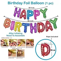 Solid Happy Birthday Balloons Decoration Kit 46 Pcs-thumb2