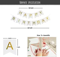 1St - First Happy Birthday Decoration Kit Combo - 73 Pcs For Birthday Decor-thumb3