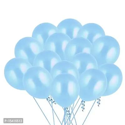 Party Midlinkerz?Set Of 51 Pcs Light Blue?Balloons With Pump combo Decoration/Girls birthday decoration
