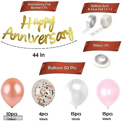 Anniversary Decoration Kit Items Combo 48 Pcs For Combo Pack-thumb2