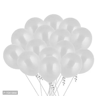 Party Midlinkerz?Set Of 51 Pcs White?Balloons With Pump combo Decoration/Girls birthday decoration