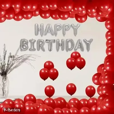 PARTY MIDLINKERZ Solid Happy Birthday Balloons Decoration Kit 52 Pcs (Set of 52)