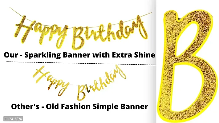 65 Pcs Pastel Happy Birthday Decoration Sparkle Golden Happy Birthday Banner Pastel Balloons Glue Dots Arch Tape For Balloons-thumb3