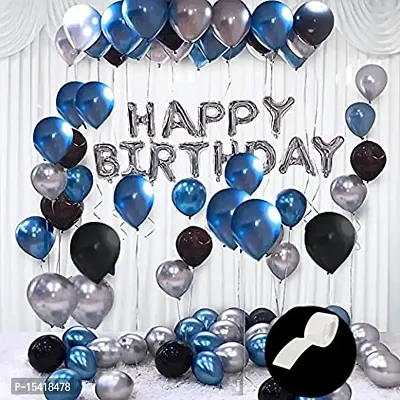 Party Midlinkerz Plan Rubber Happy Birthday Balloon Pack - 43 Pieces