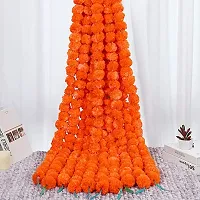 Marigold Garland Halloween Decorations Wedding Decorations Artificial Flowers Fake Flowers Fall Garland Christmas Decor Flower Garland Strands-thumb1