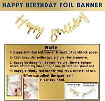 1St First Happy Birthday Decoration Kit Items 70 Pc With Net Curtain  Led Light-thumb3