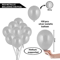 Party Midlinkerz Party Balloons Metallic HD for Birthday / Anniversary / Baby Shower Pack of 100-thumb1