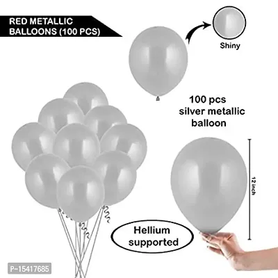 Party Midlinkerz Party Balloons Metallic HD for Birthday / Anniversary / Baby Shower Pack of 100-thumb2